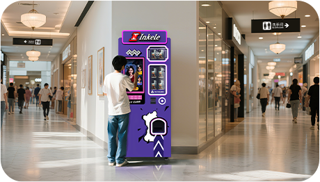 Retail automation solution for phone accessories on busy commercial streets